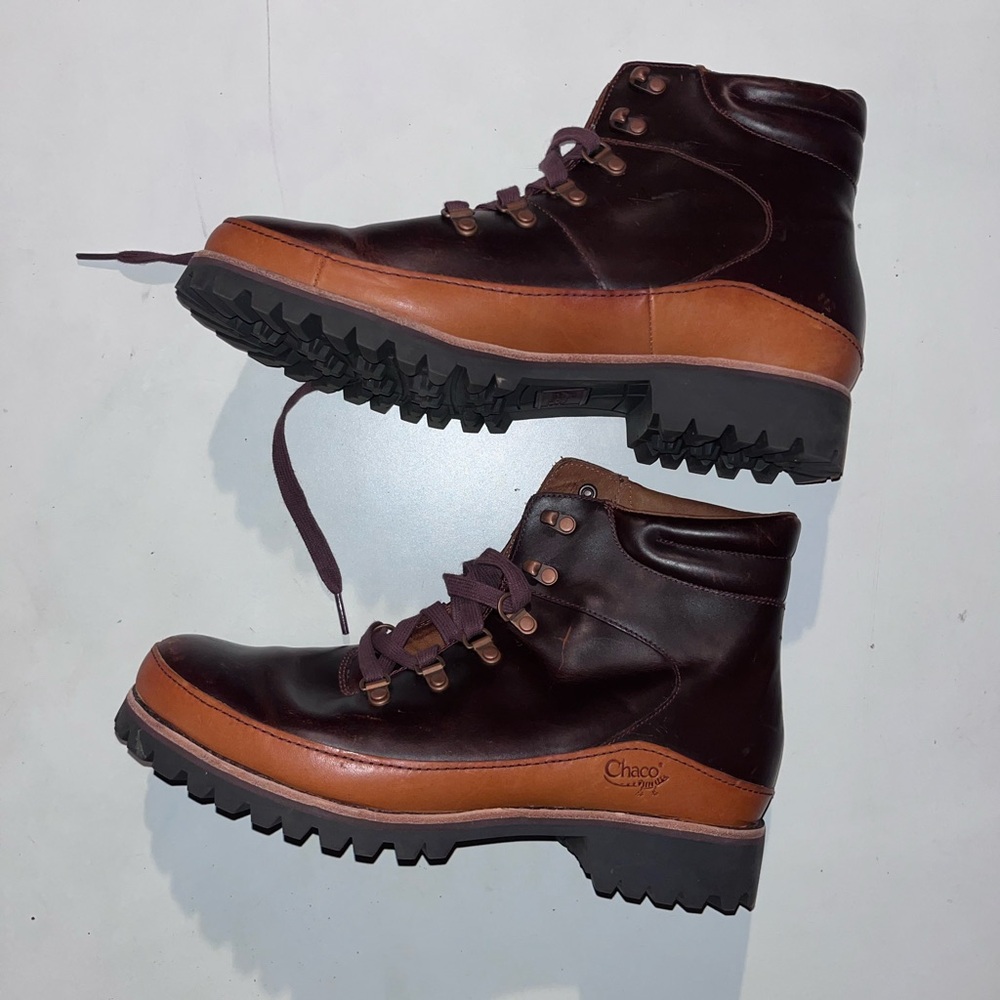 Brown/tan Chaco Boots